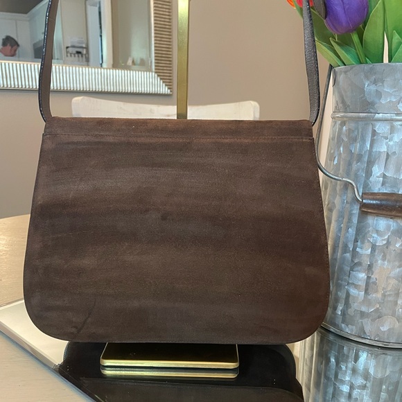 Ferragamo brown suede crossbody *Rehabbed* - Picture 4 of 16